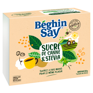 Edulcorant de Stevia Sucre Blanc Béghin Say