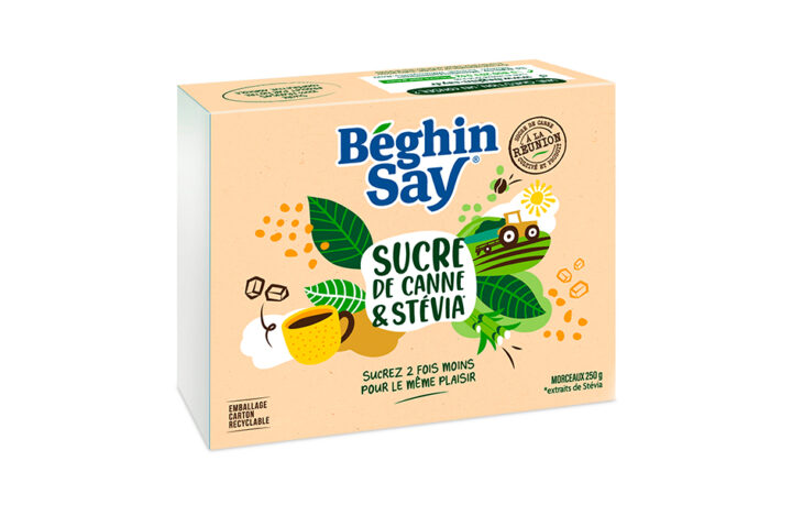 Beghin Say Sucre de canne & Stevia - 500 g