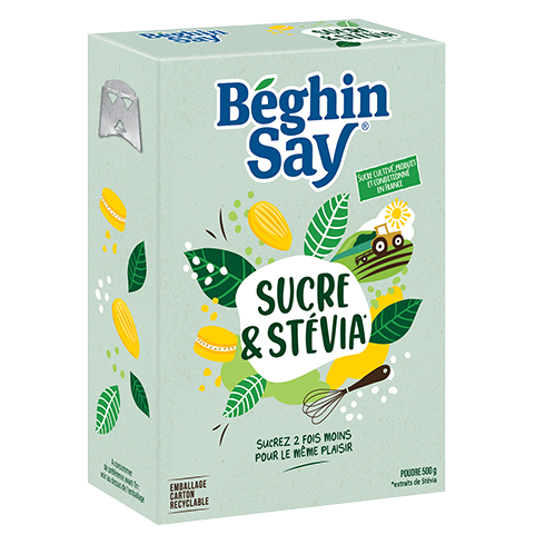 Sucre & Stévia* poudre - Béghin Say