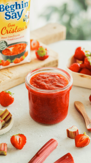 PUSH – RECETTE – CONFITURE FRAISE RHUBARBE- 616×1096