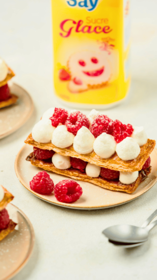 PUSH – RECETTE – MILLE FEUILLE FRAMBOISE – 616×1096