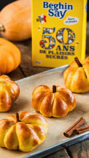 PUSH – RECETTE- BRIOCHE CITROUILLE- BEGHIN SAY – 616×1096