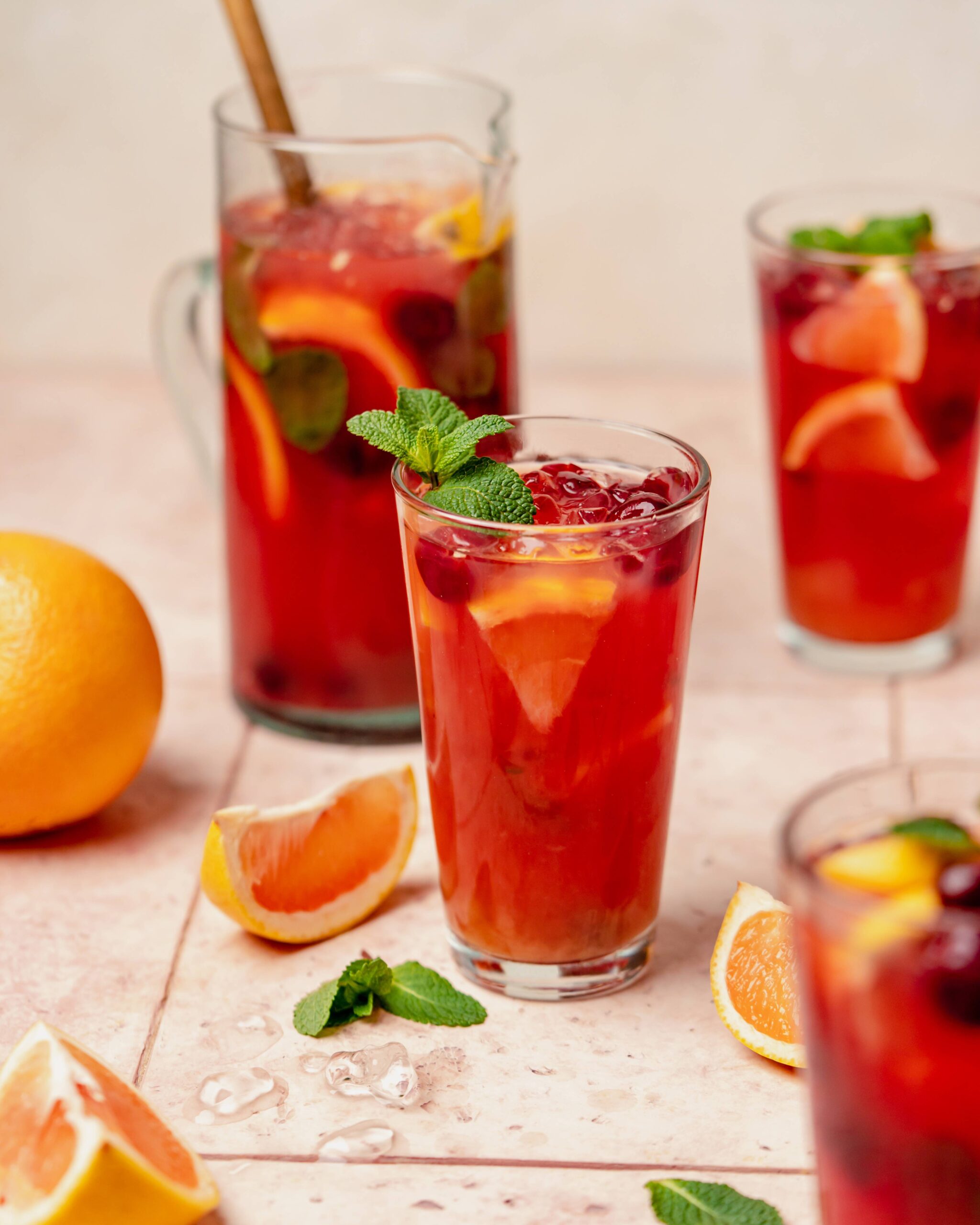 Punch pamplemousse cerise