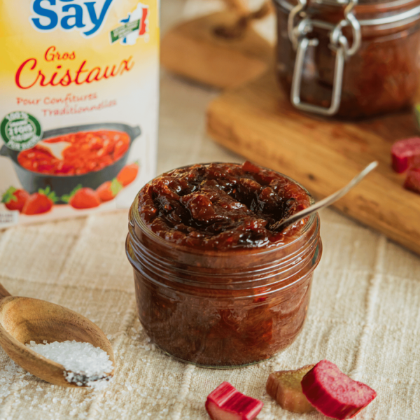 RHUBARBE CONFITURE - LANDING PAGE RECETTE - BEGHIN SAY